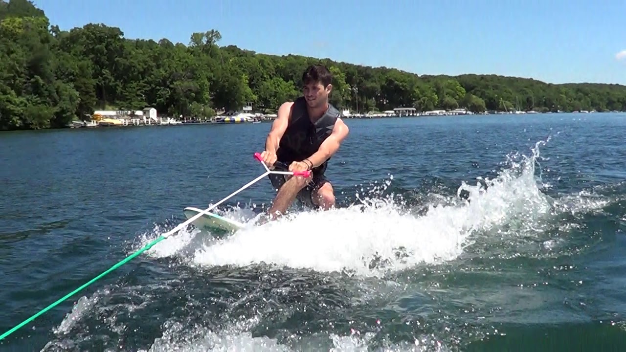 Lake Geneva - Brad - Wakesurfing