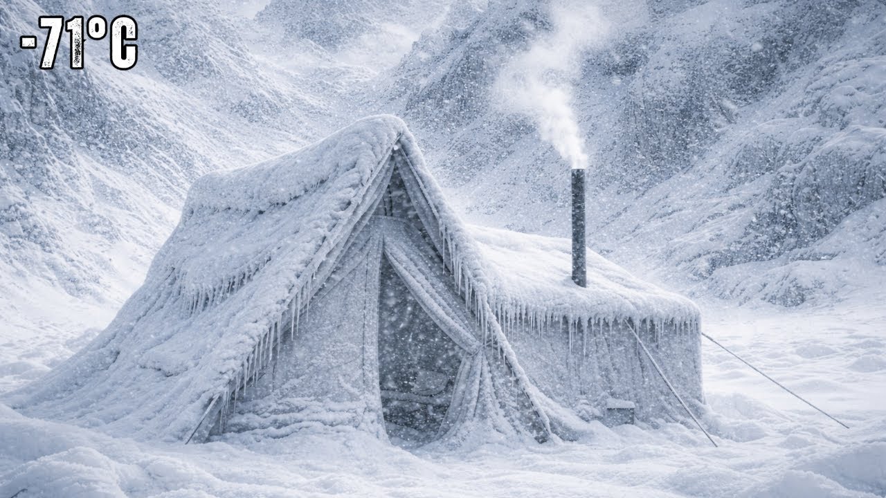 Surviving Insulated Tents are the BEST Choice at - 71°C Weather