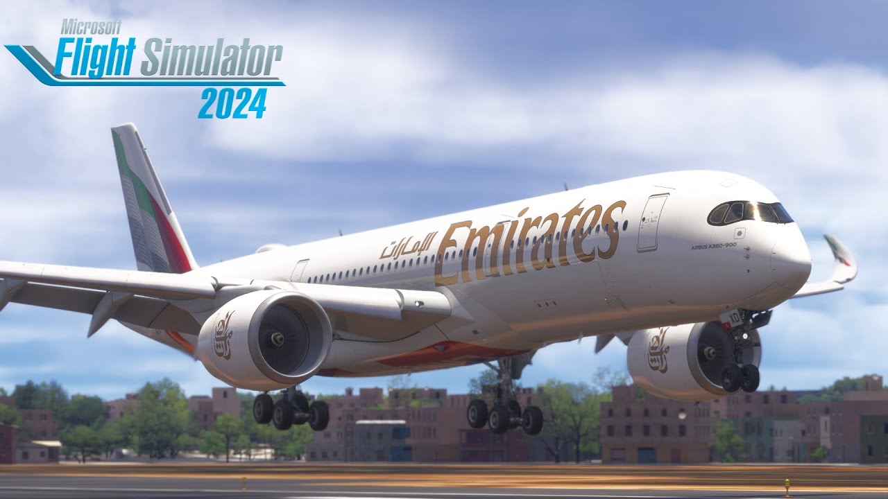 INIbuilds Emirates A350 | Dubai - Ahmedabad | Microsoft Flight Simulator 2024 | Full Flight