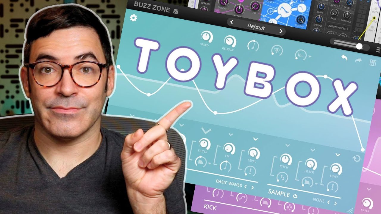 Toybox Buzz Zone: prosty i niedrogi syntezator z filtrami dotykowymi i przeciąganymi [PLUS: DARMO...