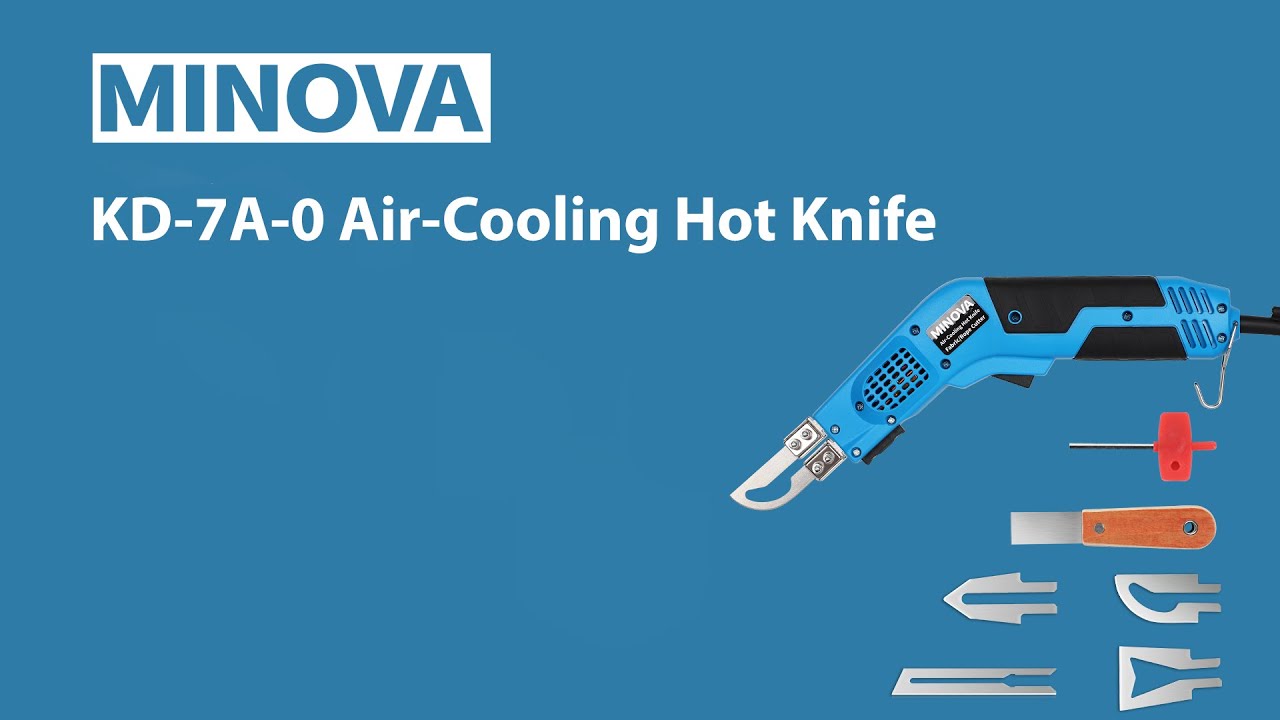 Minova KD-7A-0 Air Cooled Pro Electric Hot Knife Rope Fabric Cutter #tools #foam #electric