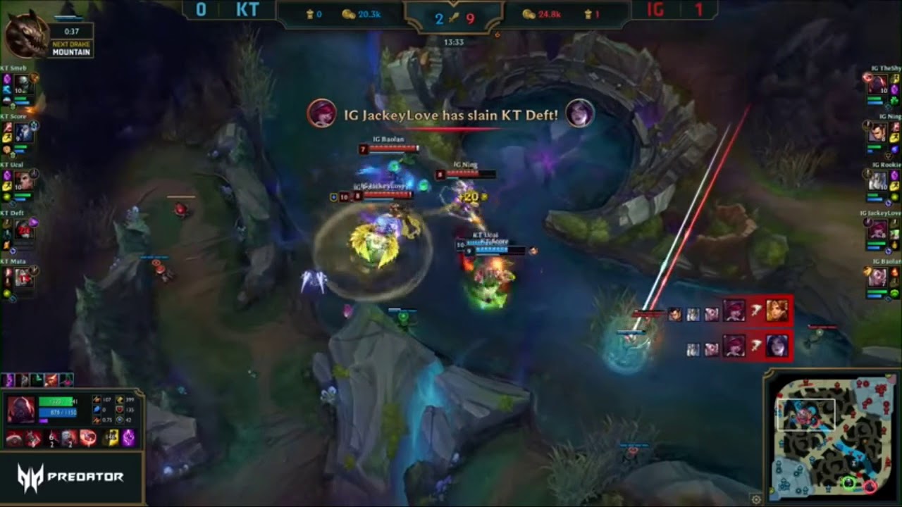 Highlight KT vs IG Bo5 worlds 2019 -League of Legends EP 3