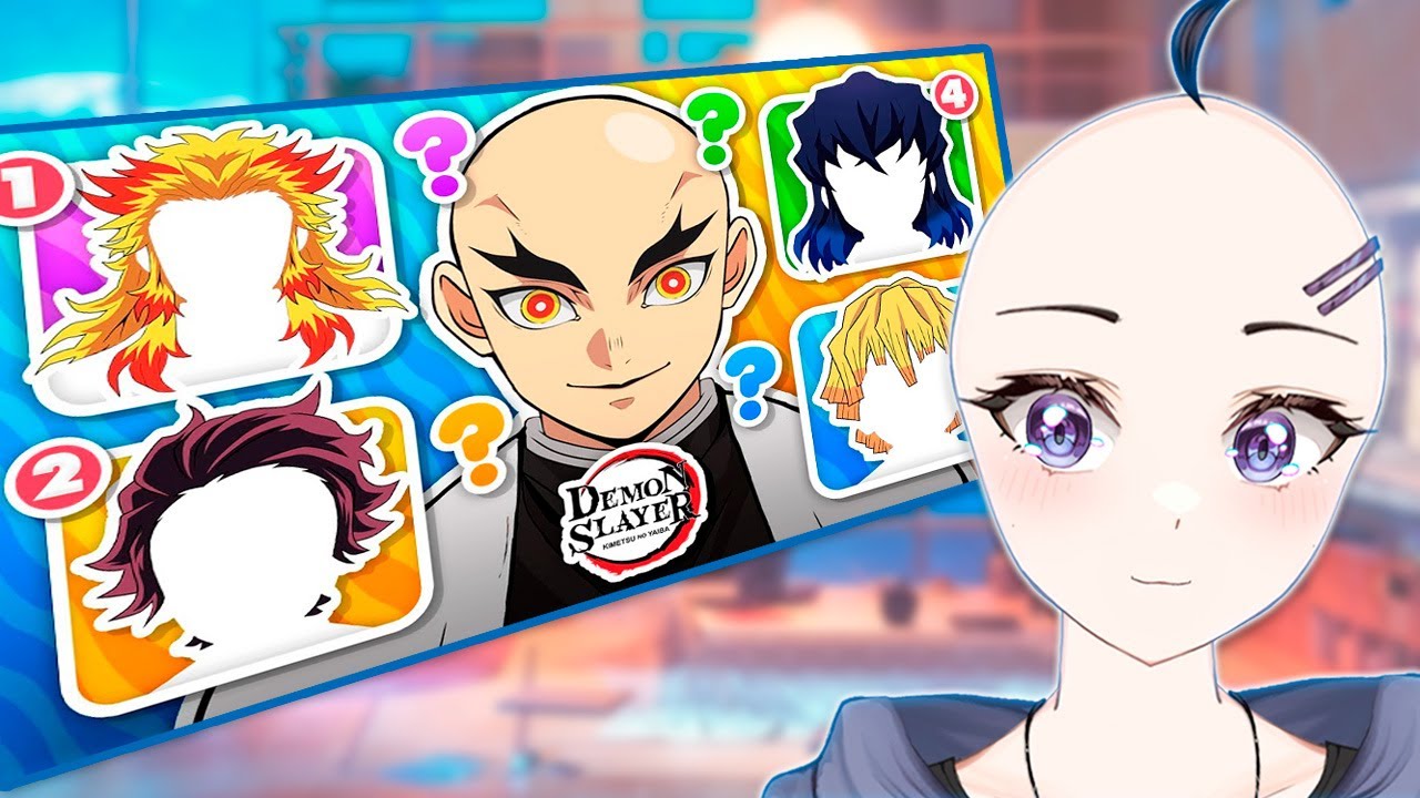 O QUIZ DA CALVICE! - Adivinhando os cabelos de Kimetsu no Yaiba!