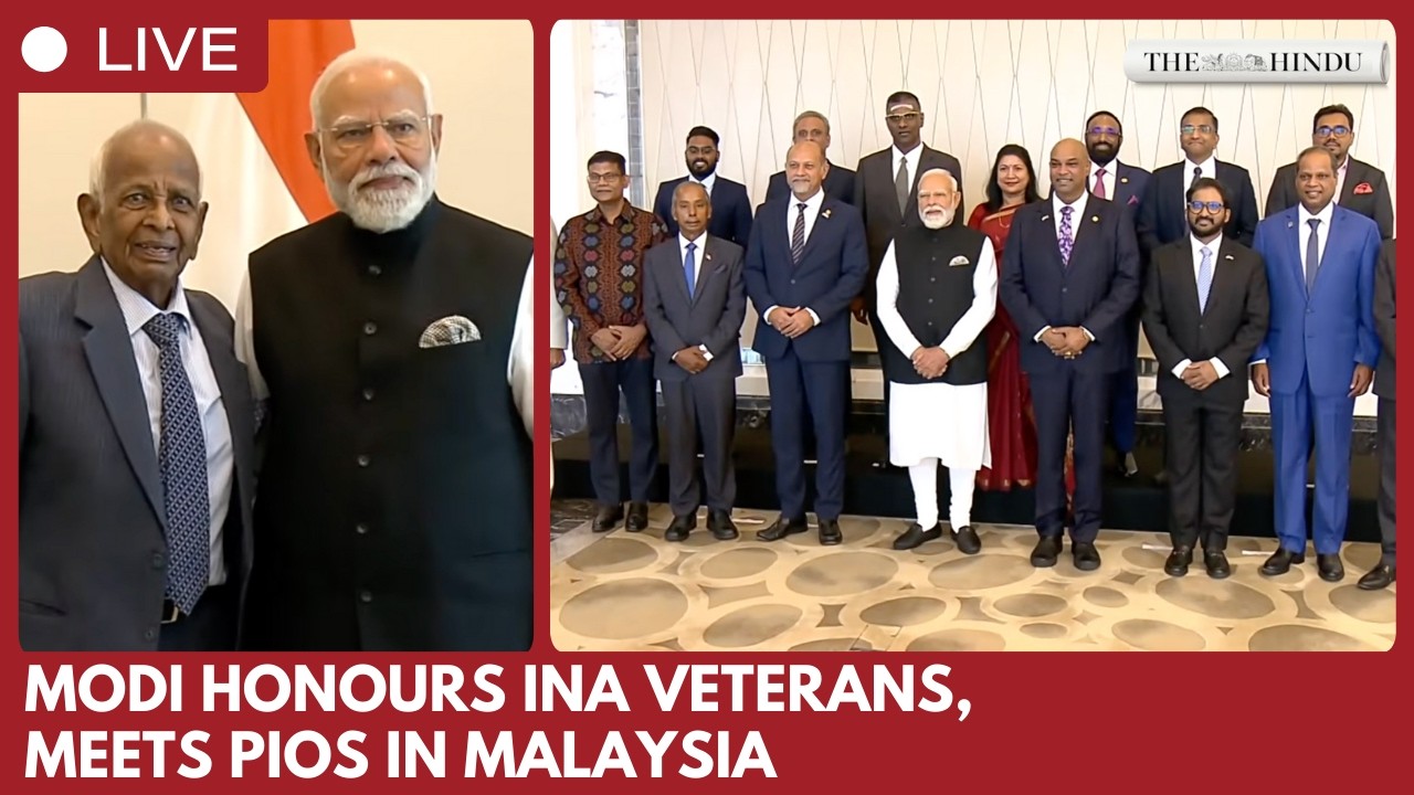 PM Modi interacts with INA veterans, meets Persons of Indian Origin (PIOs) in Malaysia