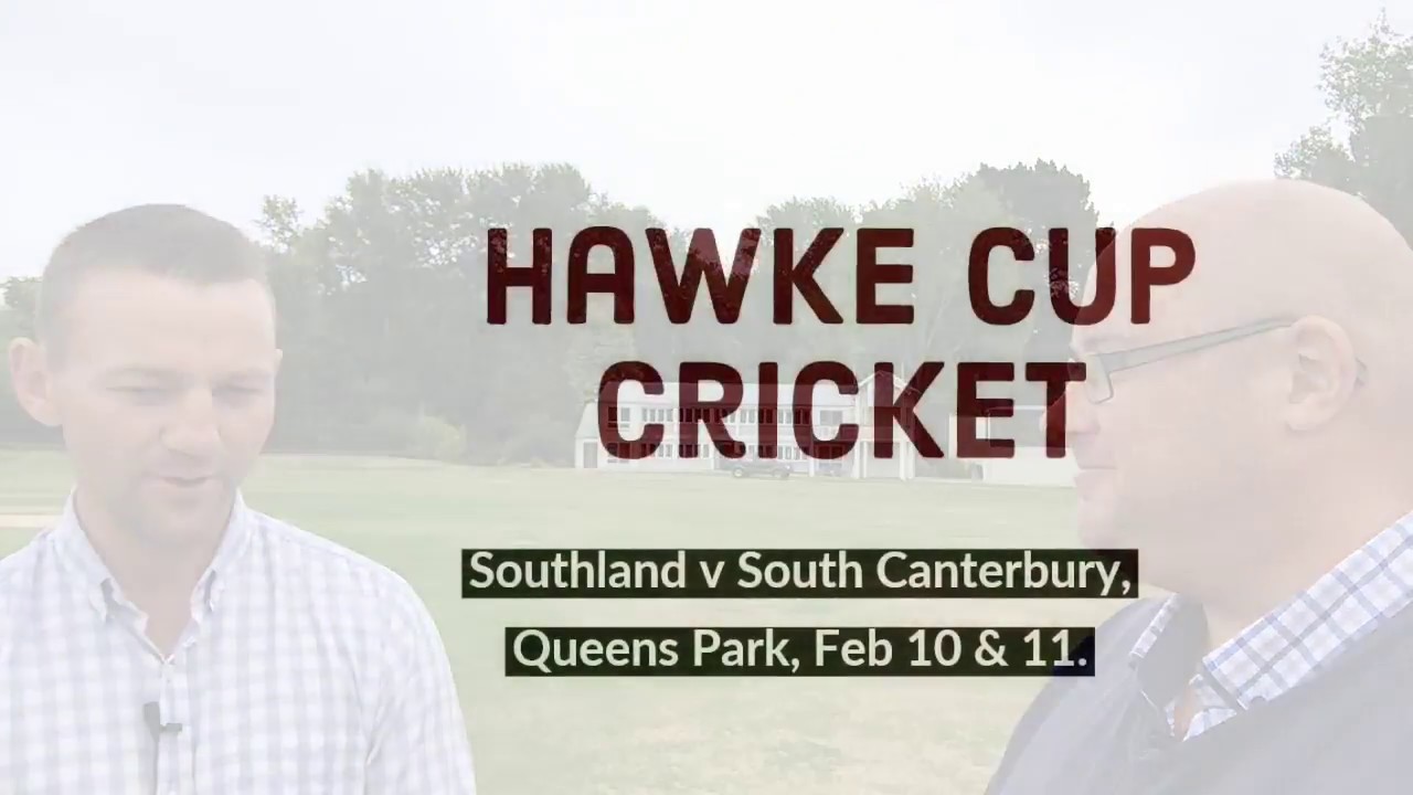 Shaun Fitzgibbon talks Southland Hawke Cup cricket.