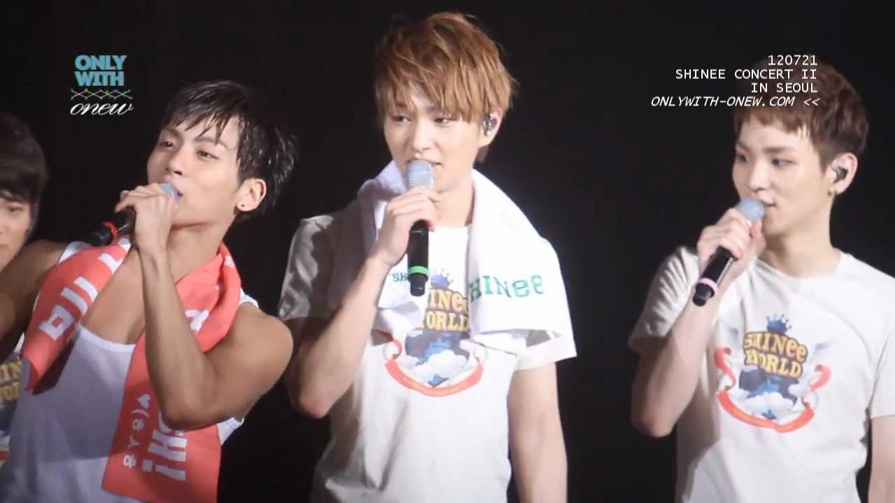 120721 Onew and Jjong imitate Taemin's solo ^▽^