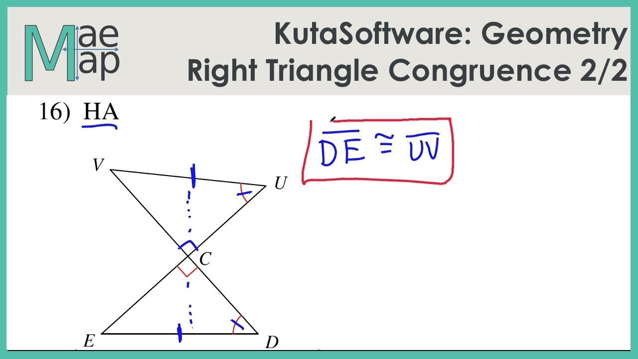 KutaSoftware: Geometry- Right Triangle Congruence Part 2