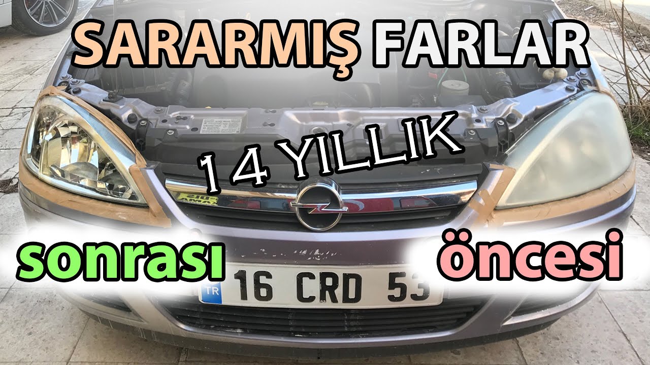 20 TL CORSANIN FARLARINI SIFIR HALE GETİRDİK | Far Temizliğini Kendin YAP