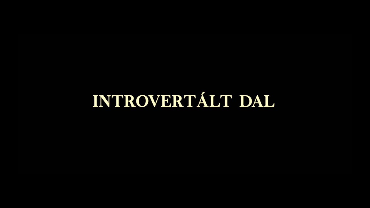 Azahriah - Introvertált dal (Dalszöveg videó)