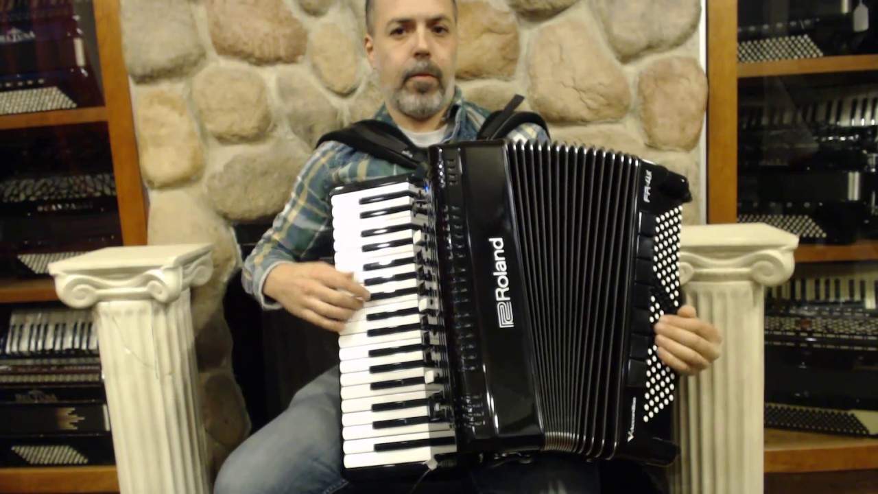 FR-4X-BK - Black Roland FR-4X Digital Piano Accordion 37 120 IN STOCK