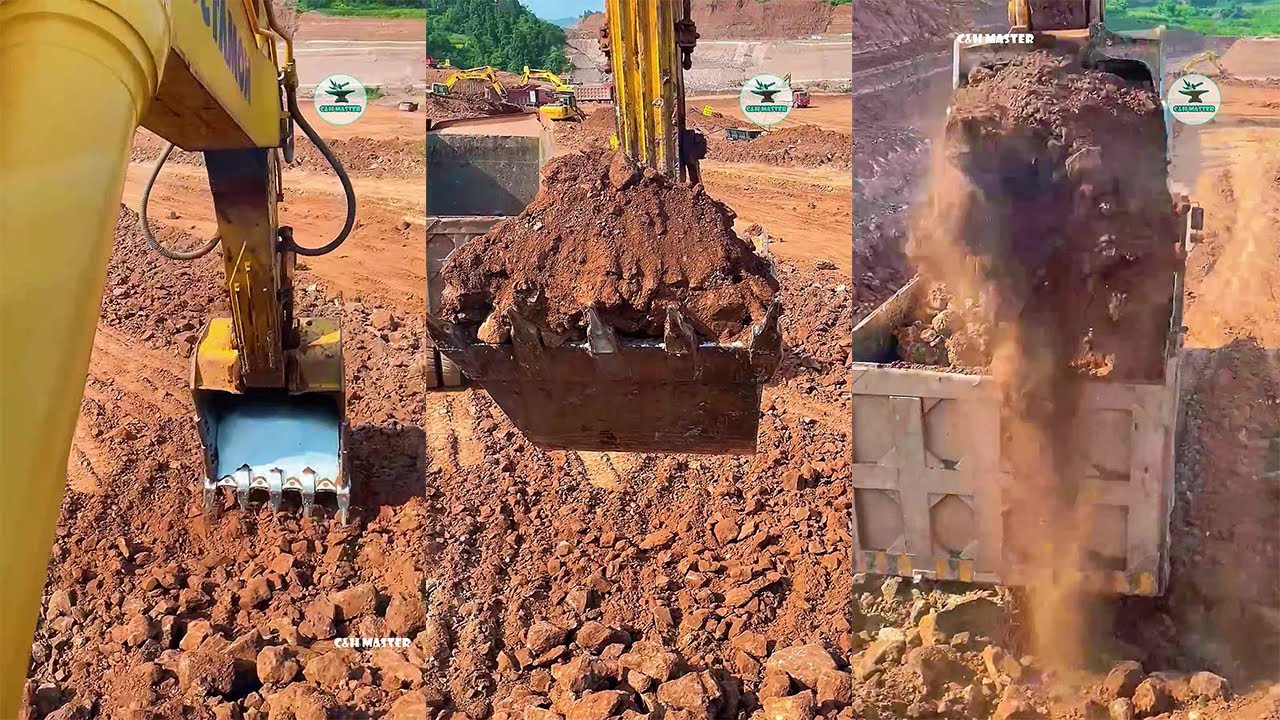 The Process Of Soil Excavation And Transportation P1324
