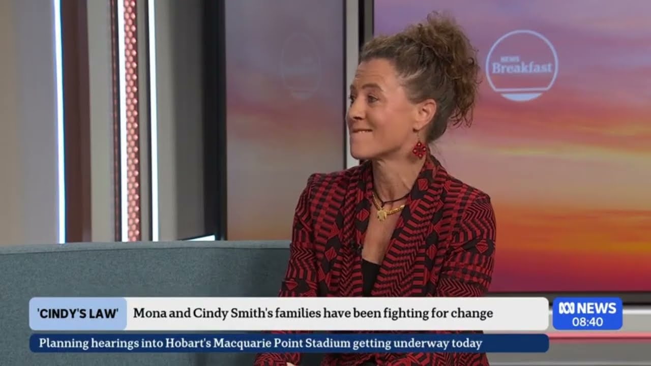 Interview with Julie Buxton on 'Cindy's Law' - ABC News Breakfast - National Justice Project
