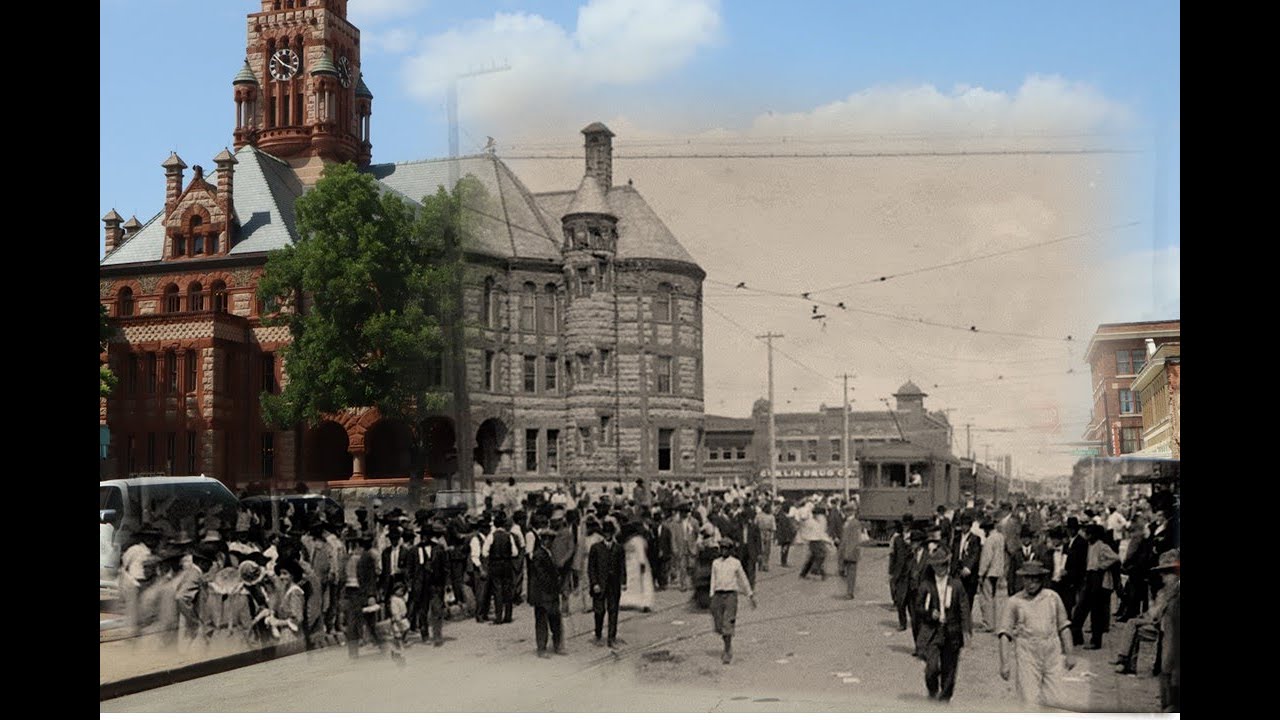 Then & Now: Interurban Railway in Waxahachie, Texas (1916)