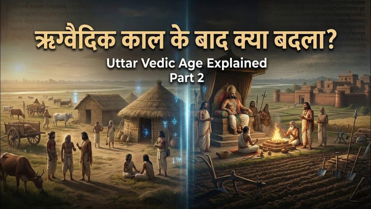ऋग्वैदिक के बाद क्या बदला ? | Uttar Vedic Age Explained | Rigvedic ke baad kya badla? | #history 