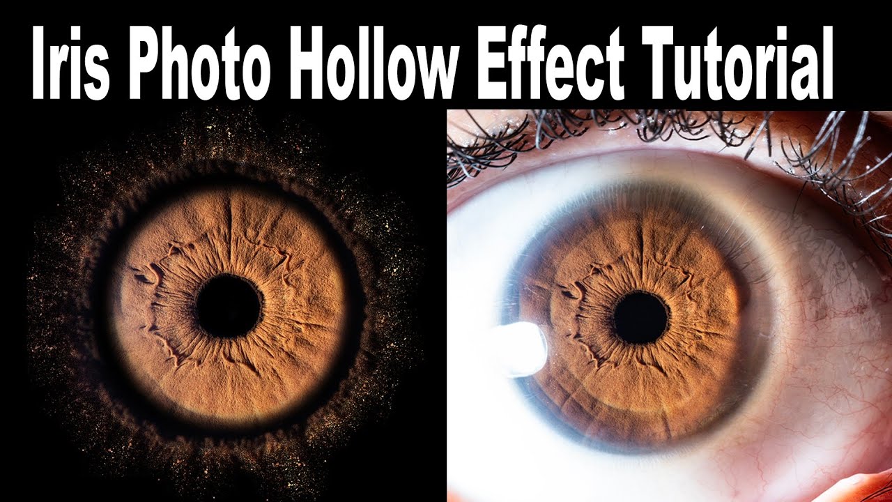 #eye #iris #photography Iris Photo Hollow Effect Tutorial