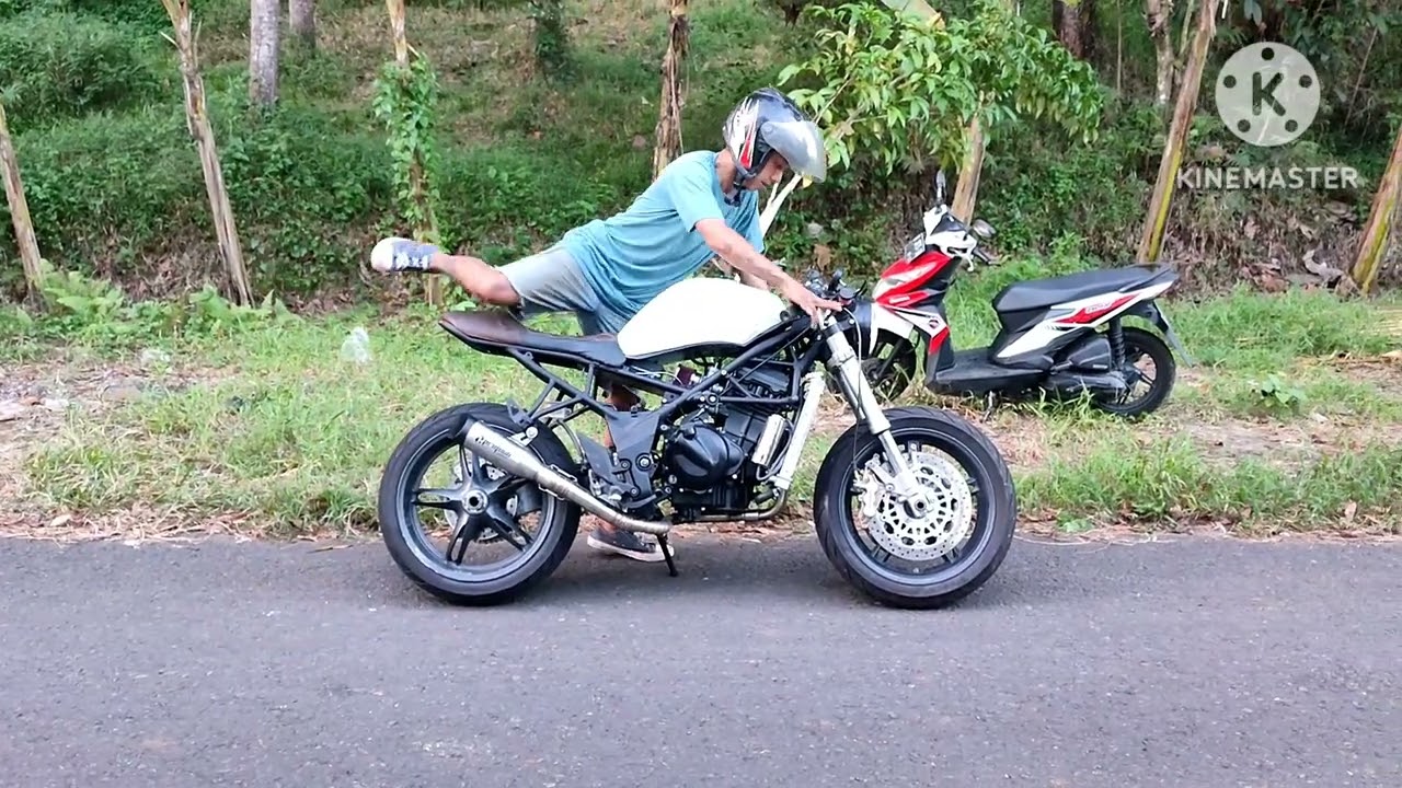 test mesin ninja 250  dirubah 360°
