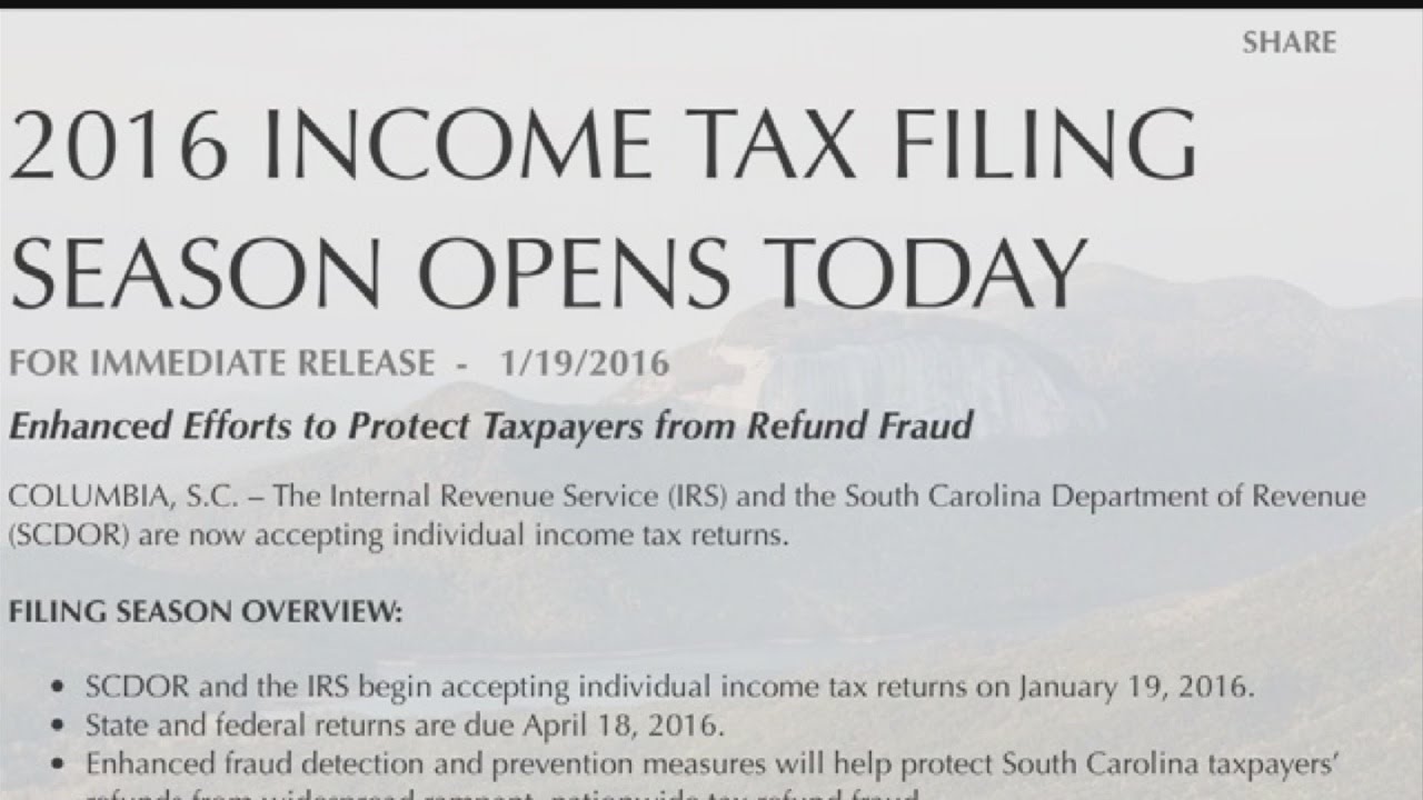 SC state tax refunds delayed to help fight $6 billion in fraud