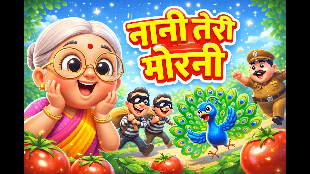 Nani Teri Morni Ko Mor Le Gaye | Hindi Nursery Rhyme | Kids Song with Lyrics 🎵