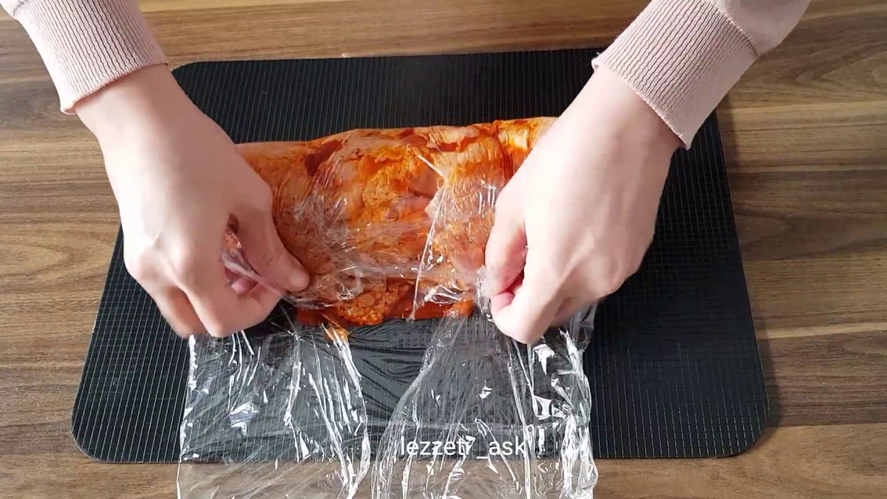 EN PRATİK ŞEKİLDE EVDE TAVUK DÖNER YAPIMI
