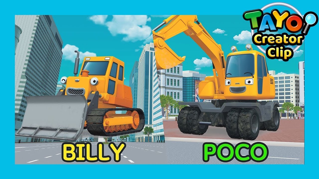 Tayo Episode Clip l Poco the Excavator and Sprouty l Tayo the Little Bus