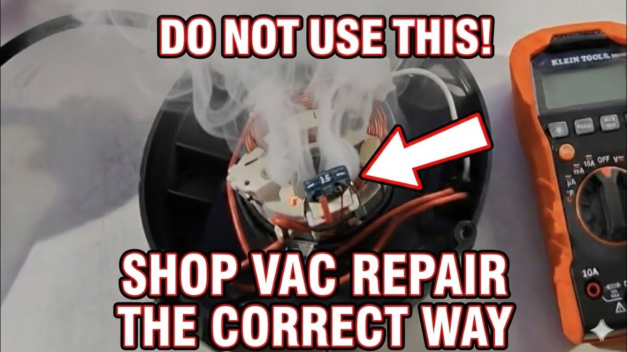 DO NOT USE THIS FUSE TO FIX YOUR SHOP VAC!!!  🔥🔥🔥