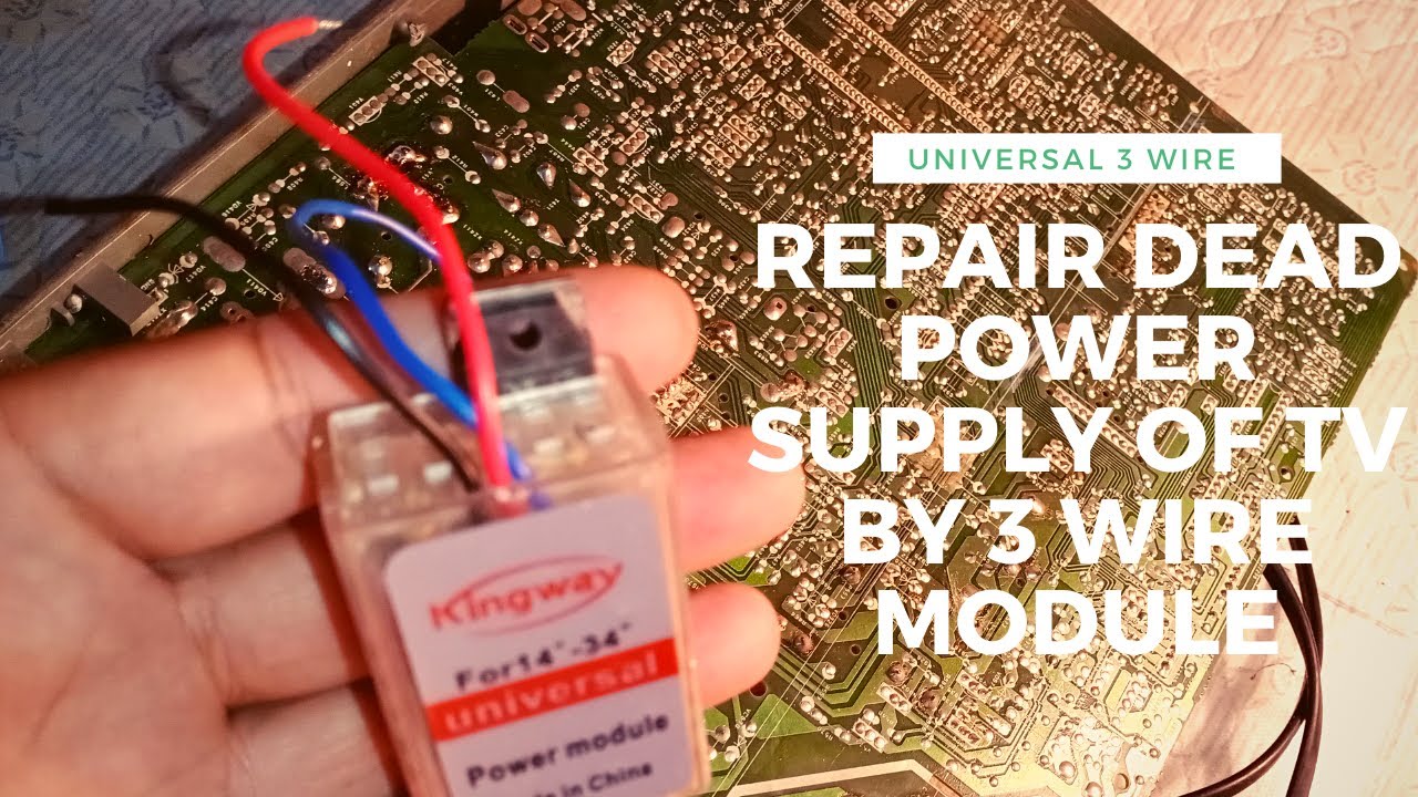 HOW TO INSTALL 3WIRE MODULE IN CRT TV