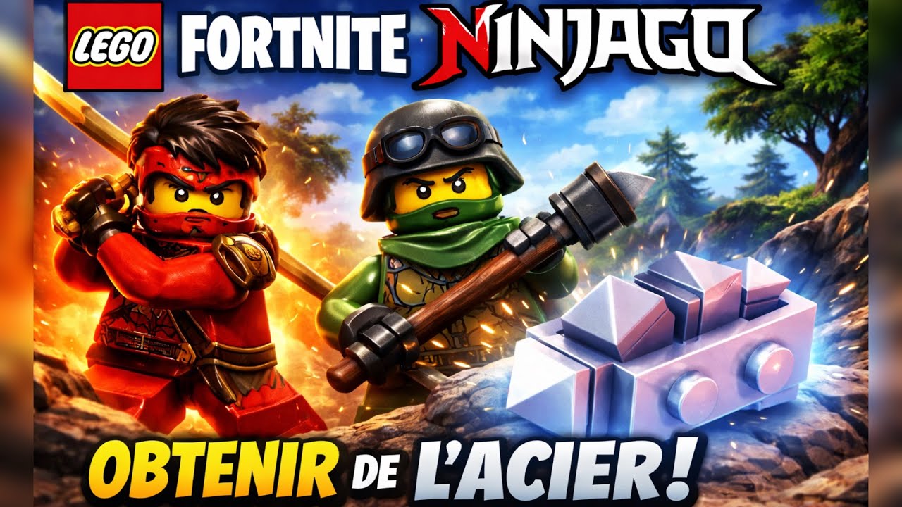 Obtenir de L’Acier dans Lego Fortnite 