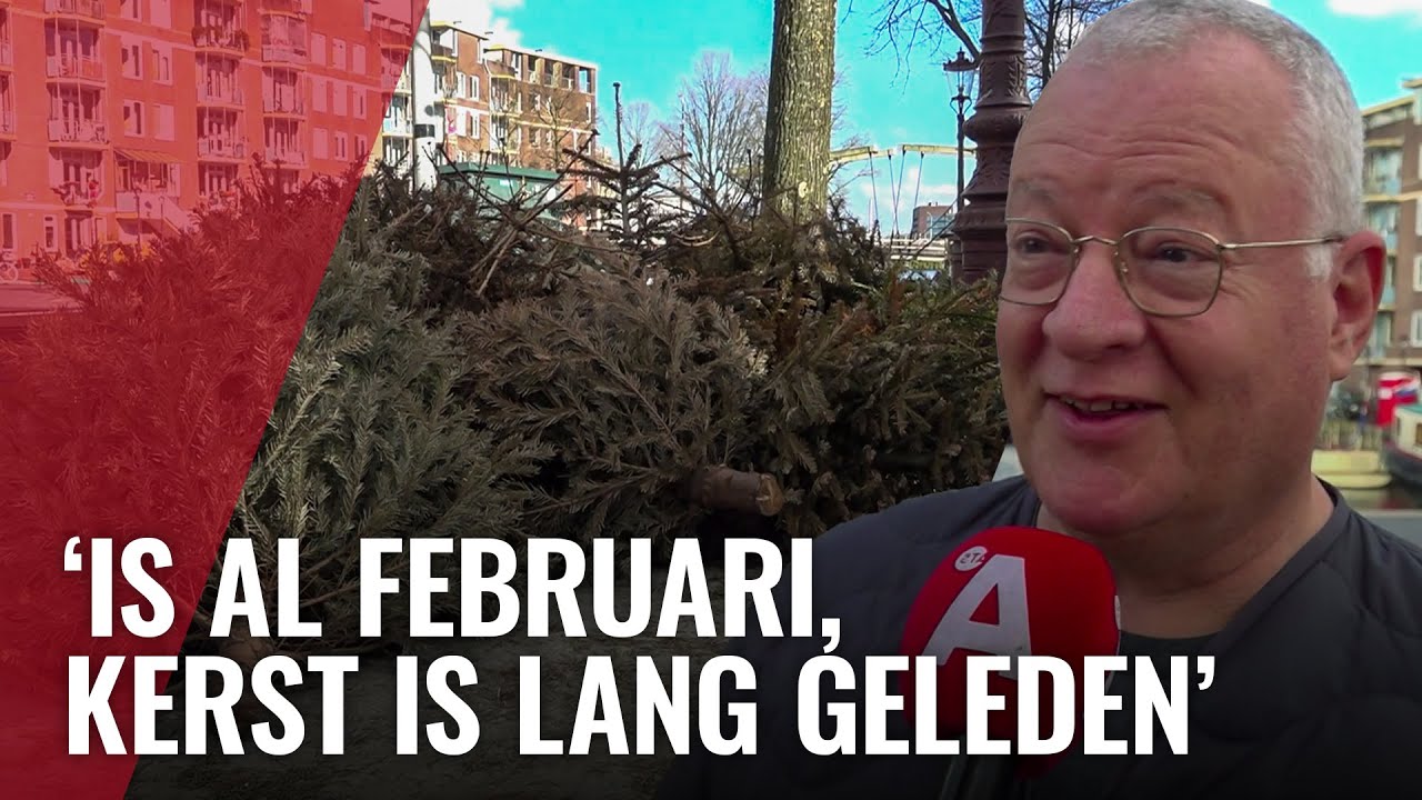 Berg kerstbomen maanden later nog niet weg: buurt is er klaar mee