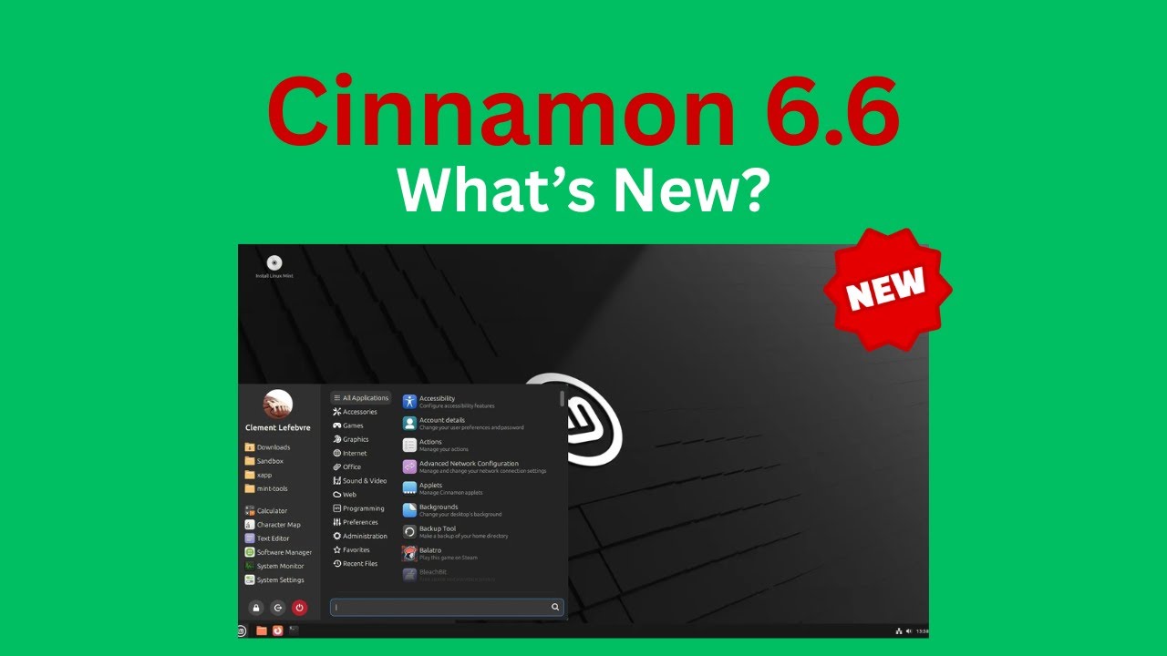 Что нового в Cinnamon 6.6? Скоро выйдет Linux Mint 22.3!