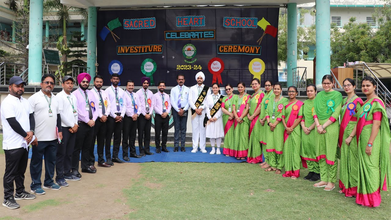 Sacred  Heart School, Moga, Investiture Ceremony 2023-24