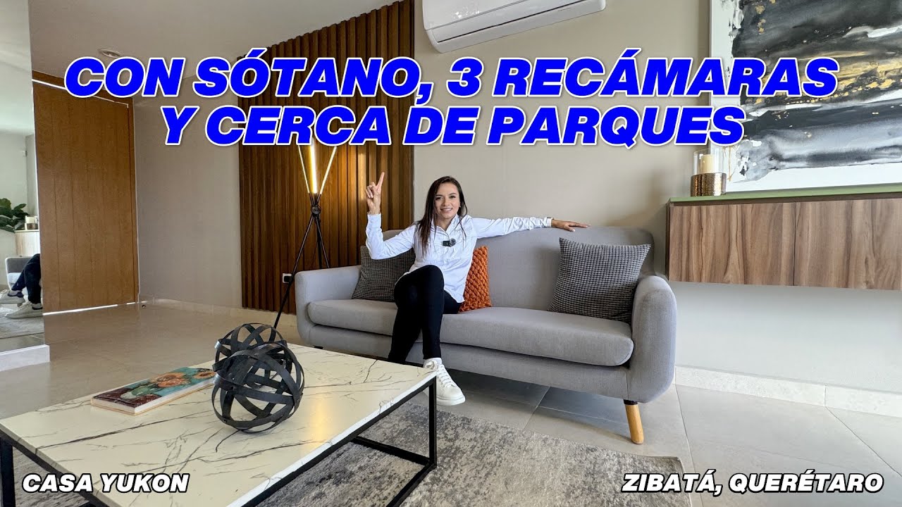 ¡Tu casa con SÓTANO y muy cerca de PARQUES casa YUKON !  | Zibatá, Querétaro