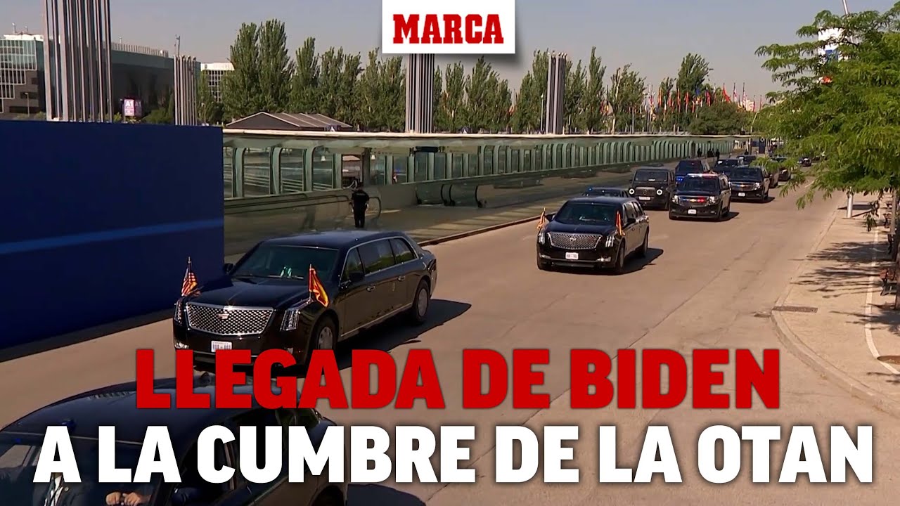 Así ha sido la llegada de Biden a la Cumbre de la OTAN en Madrid I MARCA