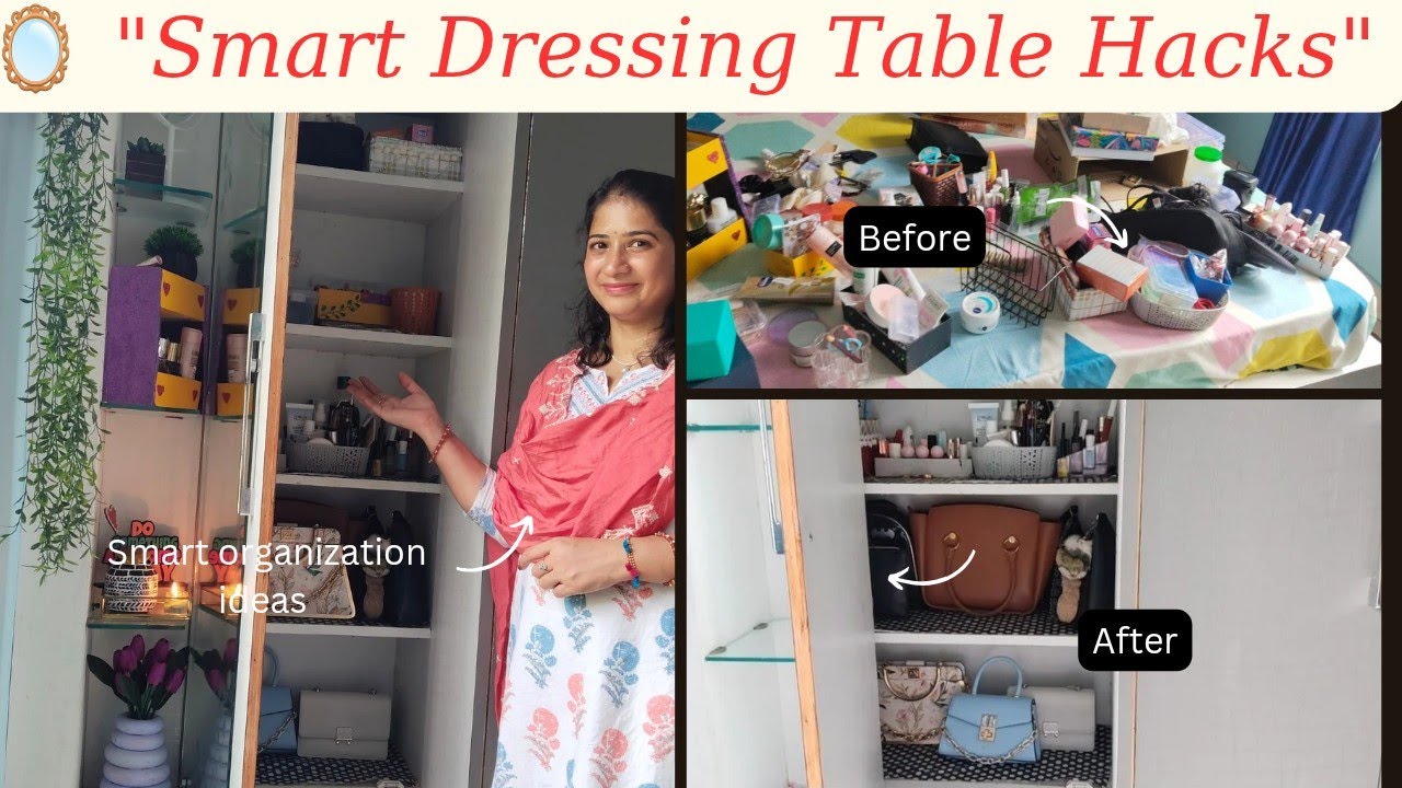 Dressing Unit Organization & Decoration Hacks | Easy & Stylish Ideas for Home