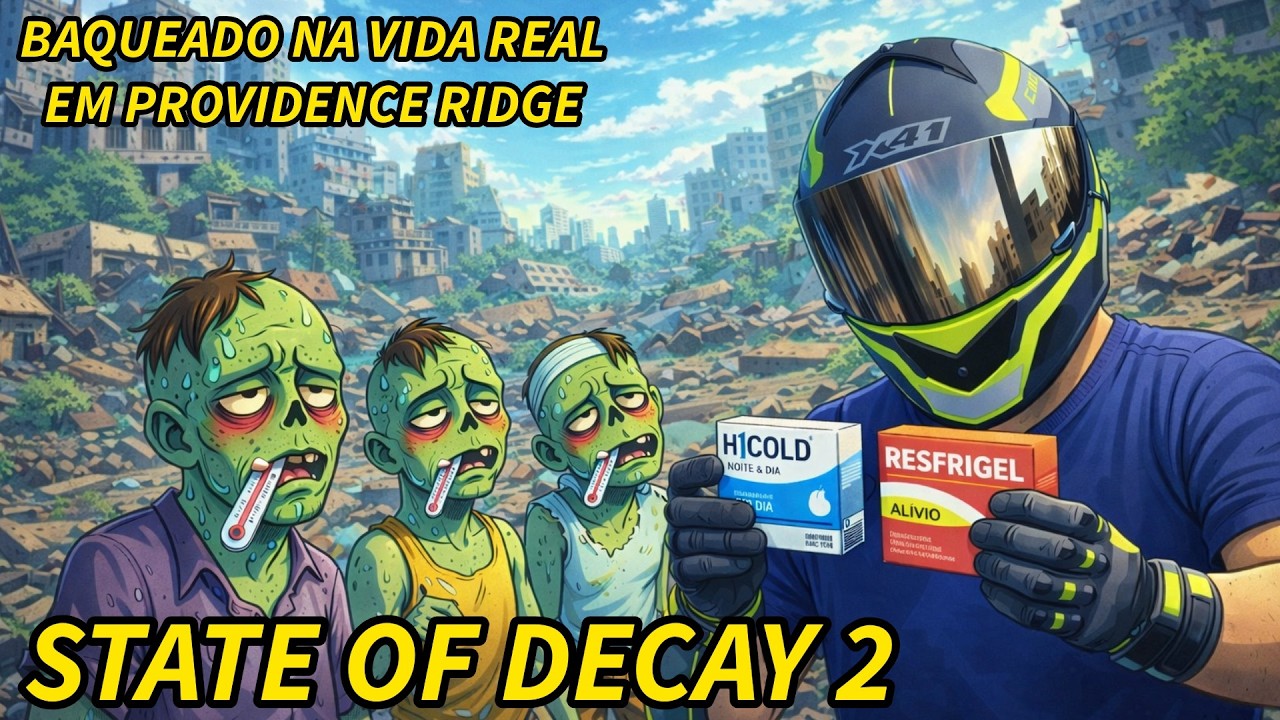 🔥 BAQUEADO NA VIDA REAL ENCARANDO STATE OF DECAY 2 NA ZONA LETAL! 🔥