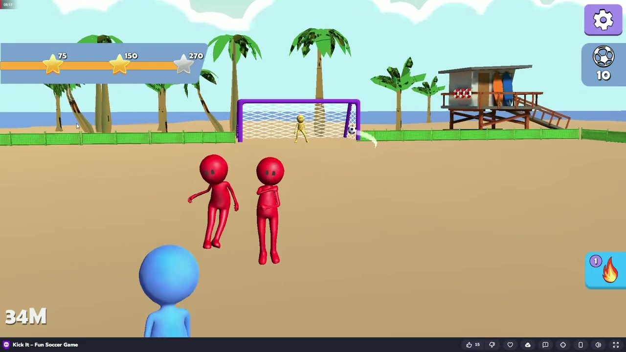 Kick It – Fun Soccer Game | Futebol de Rua no Crazy Games