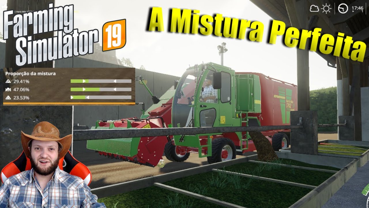 Farming Simulator 19 : Como Fazer a Ração Mista Total | A Mistura Perfeita Para Vacas | FS19