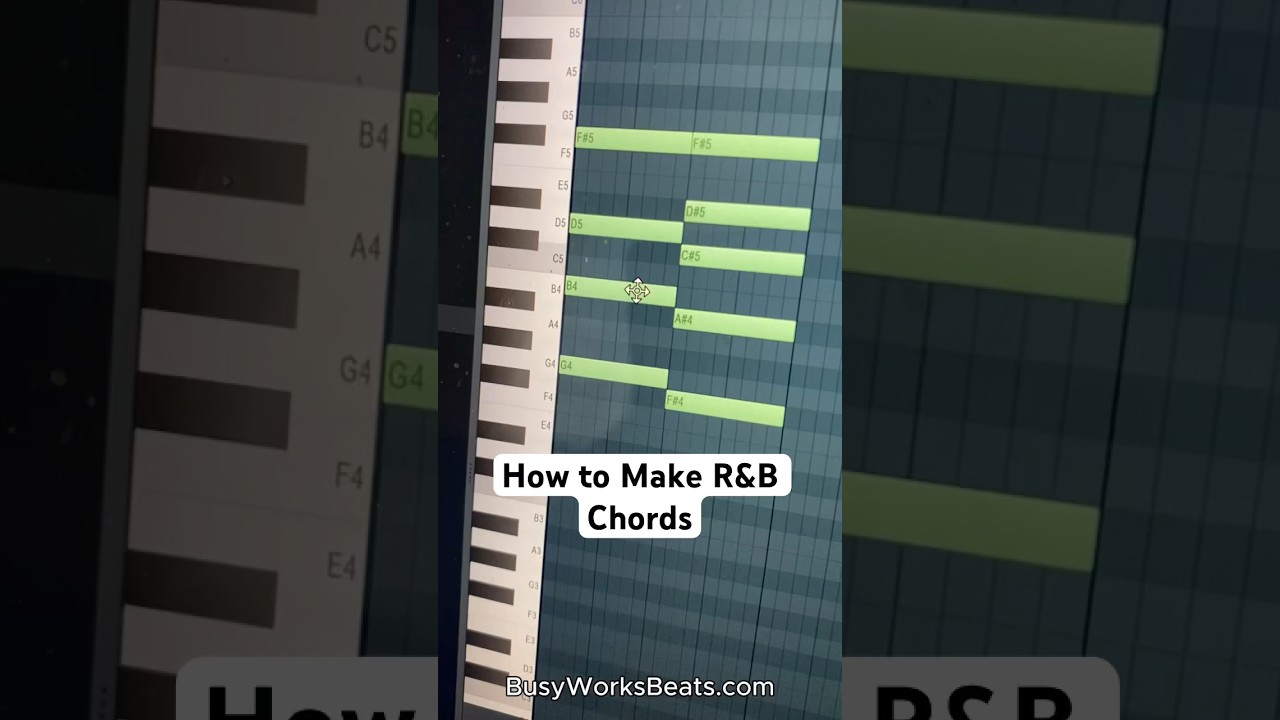 How to Make R&B Chords 🎹 🔑