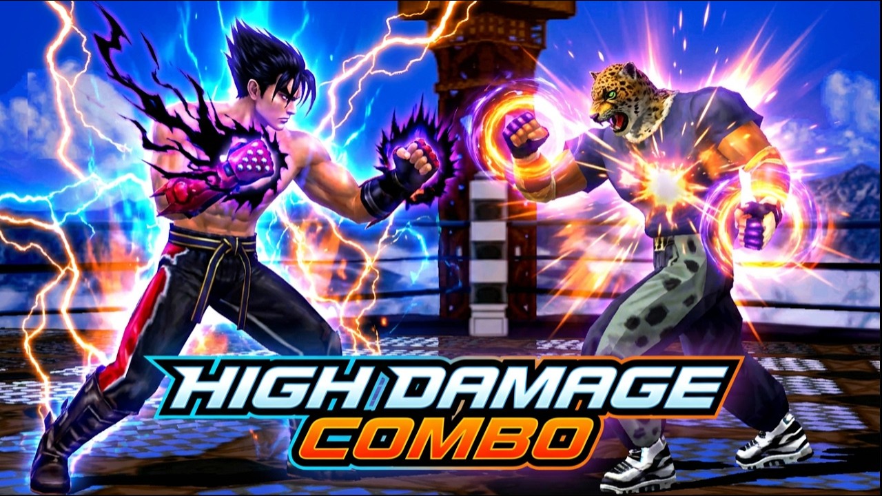 Tekken 3 Jin vs King – High Damage Combo Match