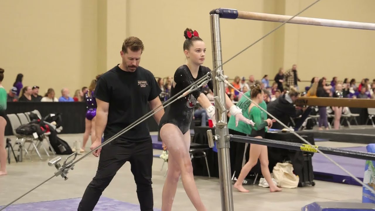 Emery Kinney 4th Bars 9.1 Charleston Cup 2026 Wildfire Gymnast Level 6