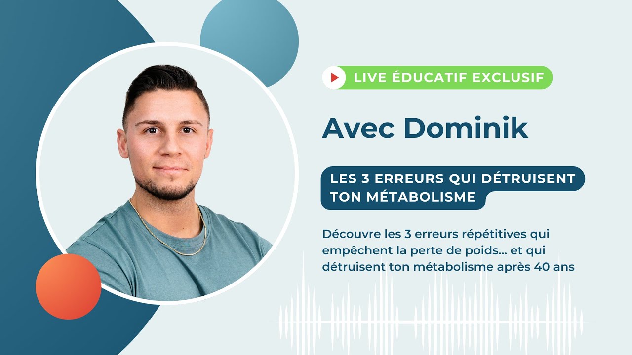Les 3 erreurs qui détruisent ton métabolisme (et t'empêchent de perdre du poids…)