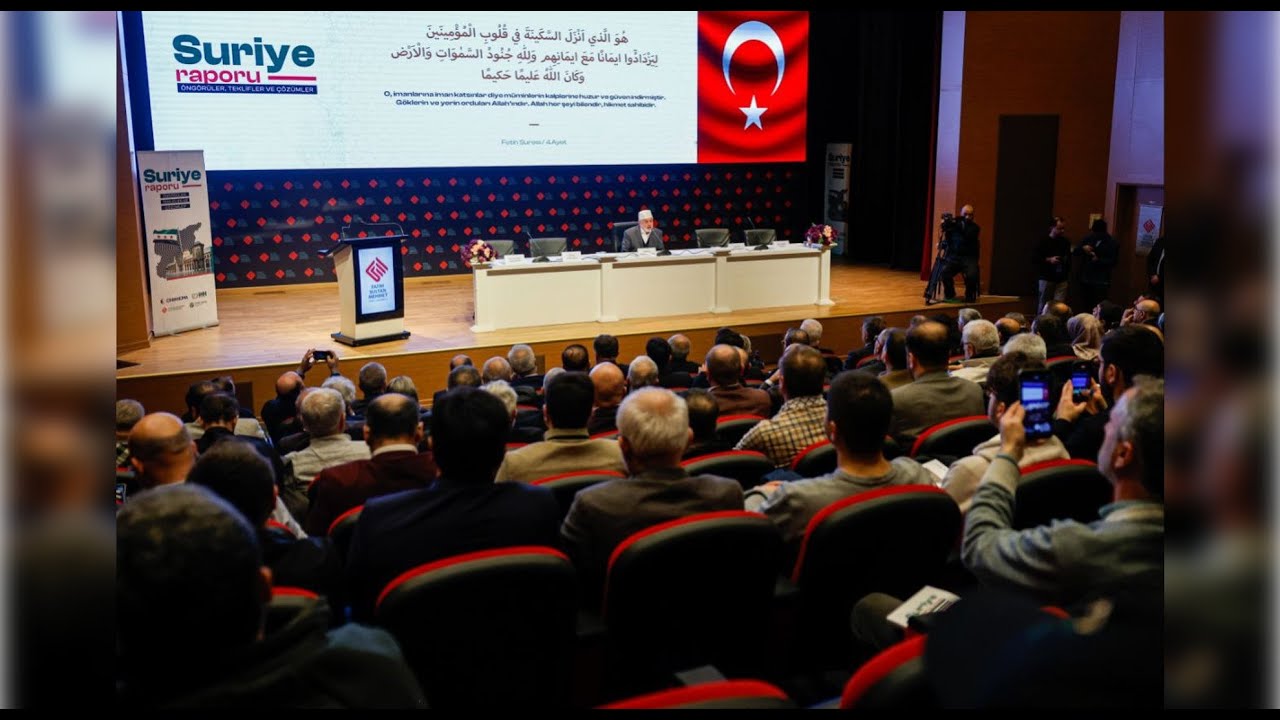 Geniş Kapsamlı Suriye Raporu tanıtıldı