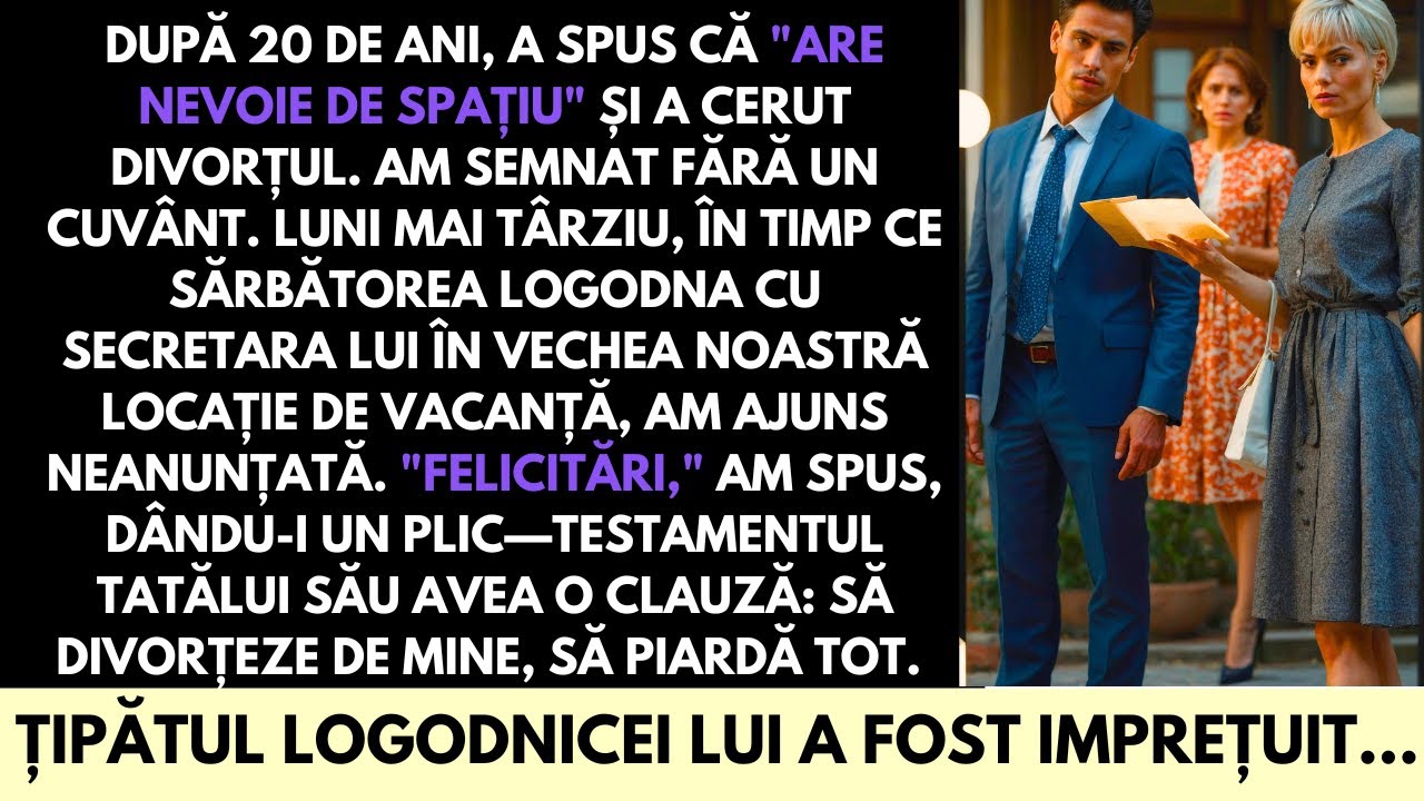 După 20 De Ani A Cerut Divorțul — Apoi Testamentul Tatălui L-a Distrus Pentru Totdeauna...