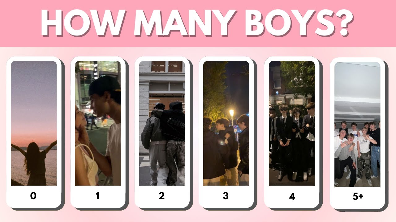 How Many BOYS Have a Crush on You? | Aesthetic Personality Quiz