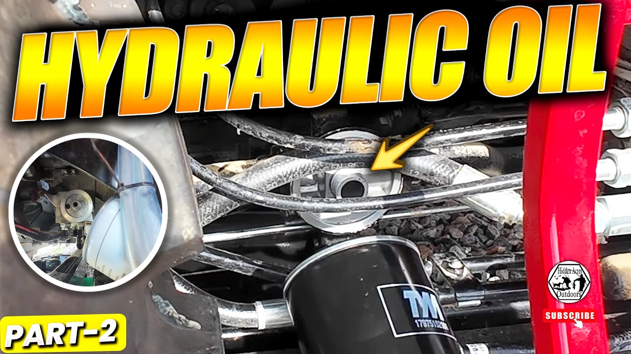 Mastering TYM Tractor Maintenance  Hydraulic Oil and Filter Change