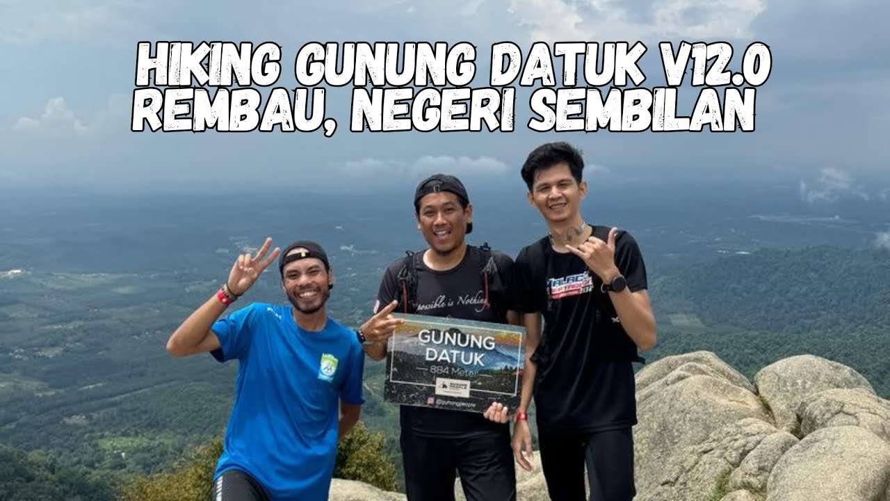 🌿 4K Insta 360: Hiking Gunung Datuk V12.0 with Naz & Mell ~ Rembau, Negeri Sembilan #hiking
