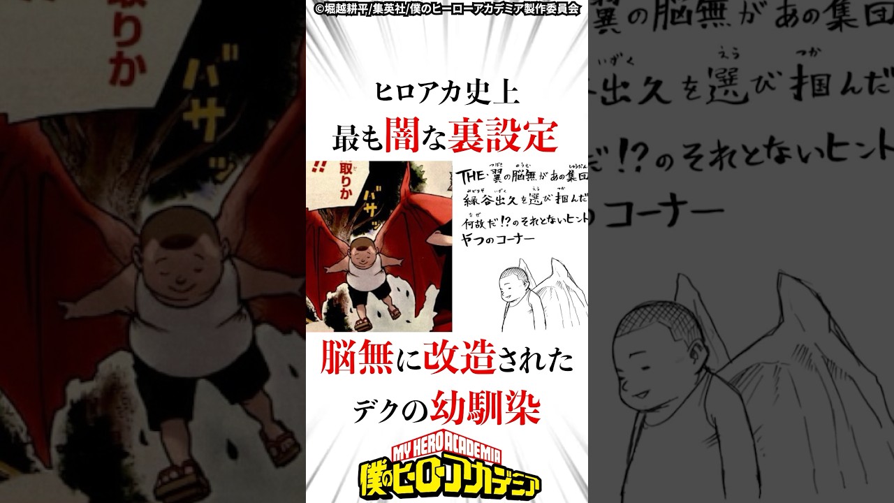 【ヒロアカ】ヒロアカ史上最も闇が深い裏設定脳無に改造されたデクの幼馴染がヤバい #ヒロアカ