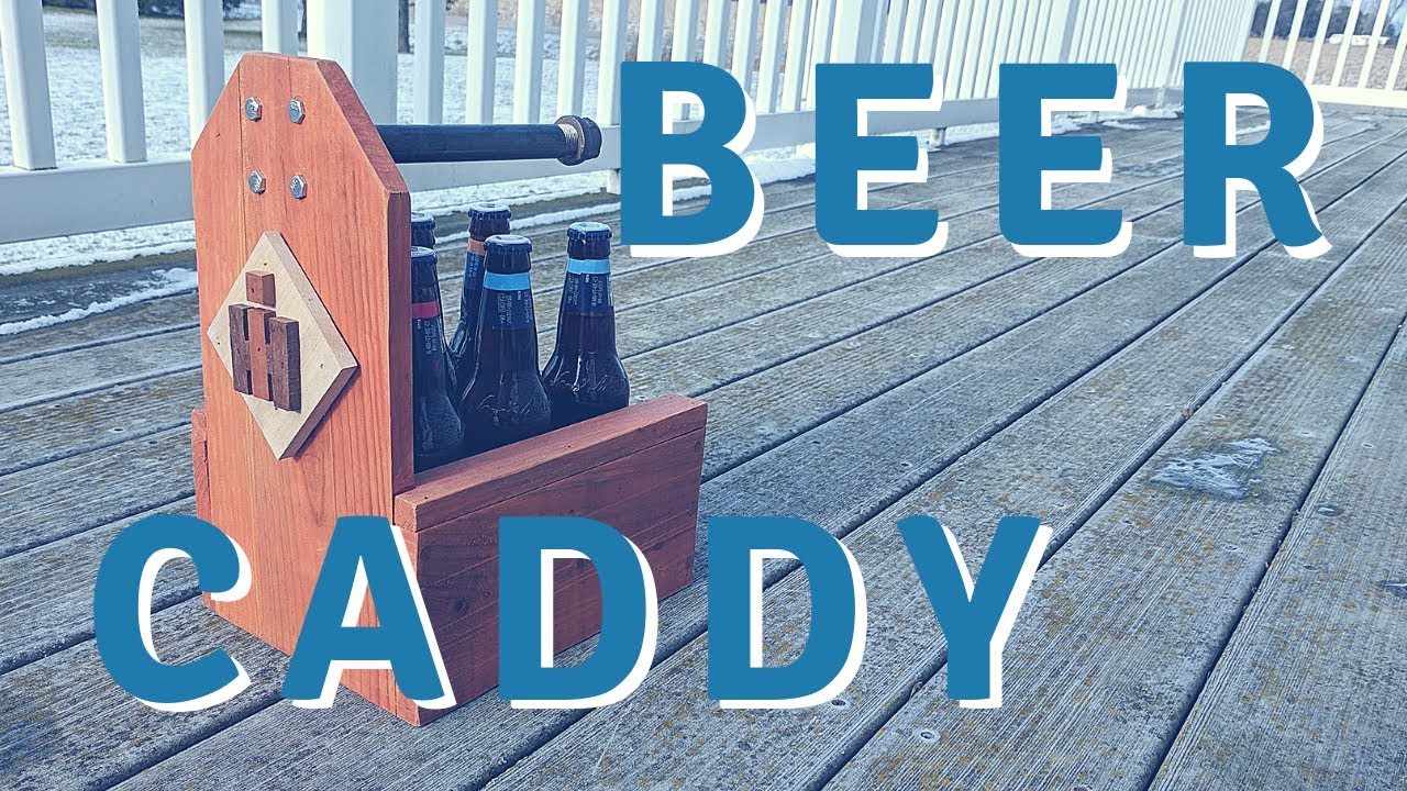 How to Make a Beer Caddy DIY with ice pack to keep your beer cold. Two different styles!