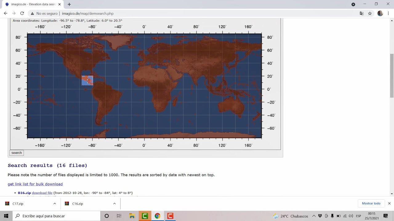 Descargar y configurar mapas (SRTM Geo Data Files) para Pathloss 5.0