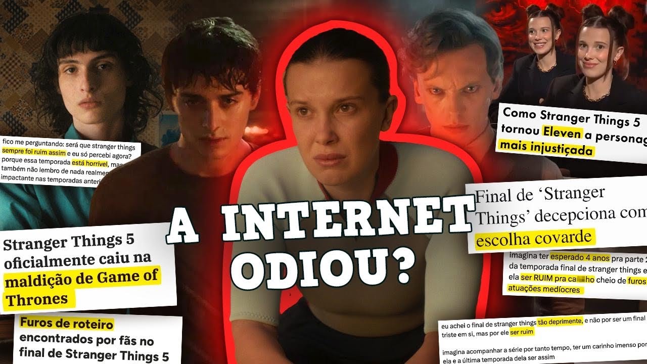 POR QUE TODO MUNDO ODIOU O FINAL DE STRANGER THINGS? 