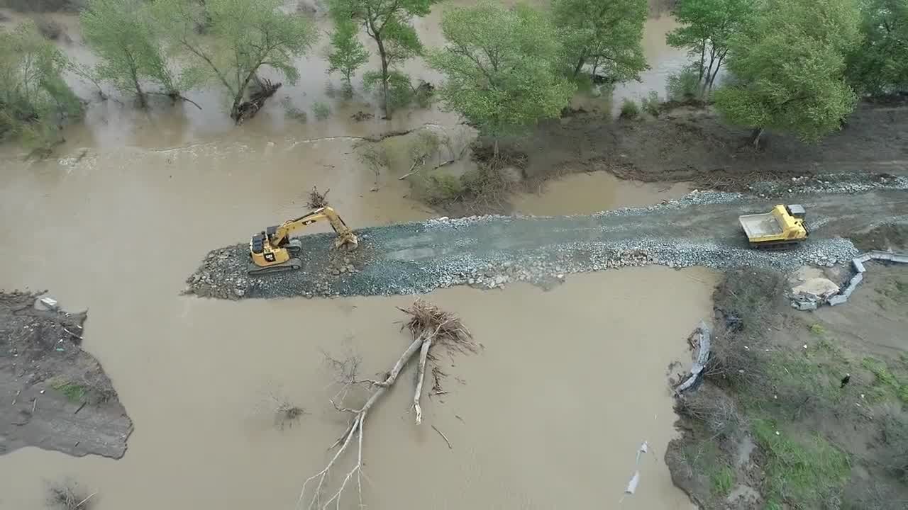 Drone Video: Pajaro River levee breach